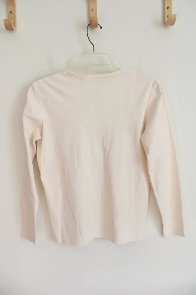 Earrings LL Bean LL Bean Cream Long Sleeved Top XS