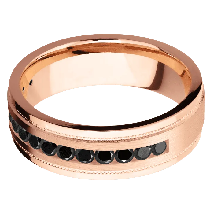 Earrings Lashbrook 18K Rose Gold Satin Polish Finish