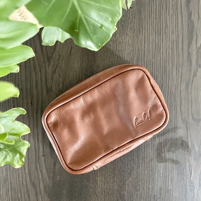 Earrings Leather Cosmetic Bag LUUKS