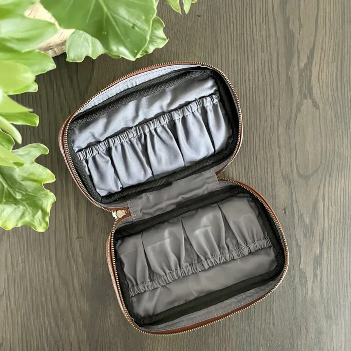 Earrings Leather Cosmetic Bag LUUKS