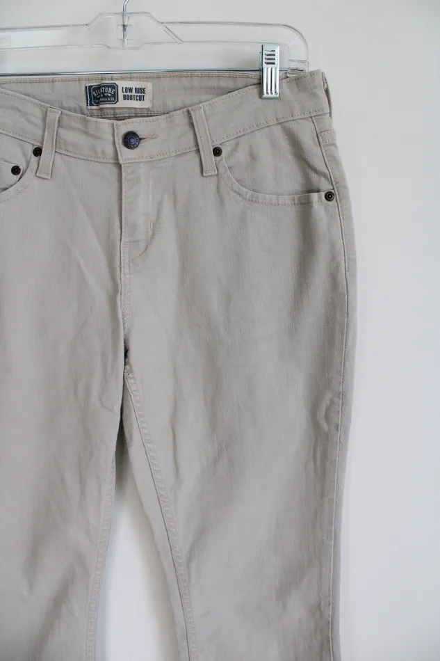 Earrings Levis Levis Signature Low Rise Bootcut Tan Jeans 6