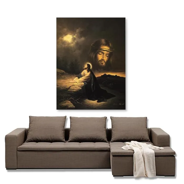 Earrings Lords Guidance Christian Canvas Art br Jesus Before The Lord