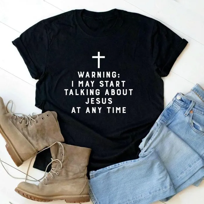 Earrings Lords Guidance Christian TShirt br I May Start Talking About Jesus