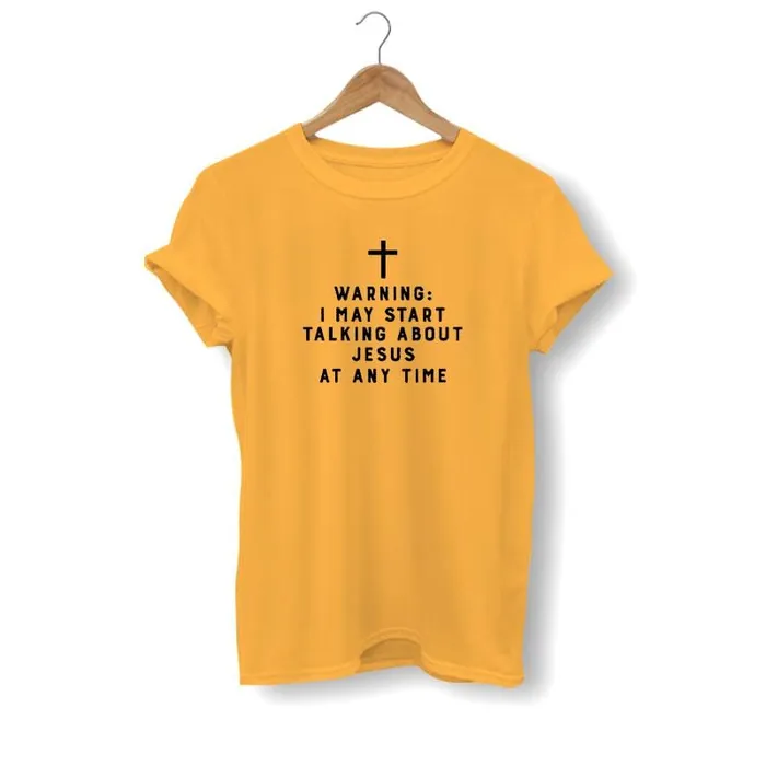 Earrings Lords Guidance Christian TShirt br I May Start Talking About Jesus