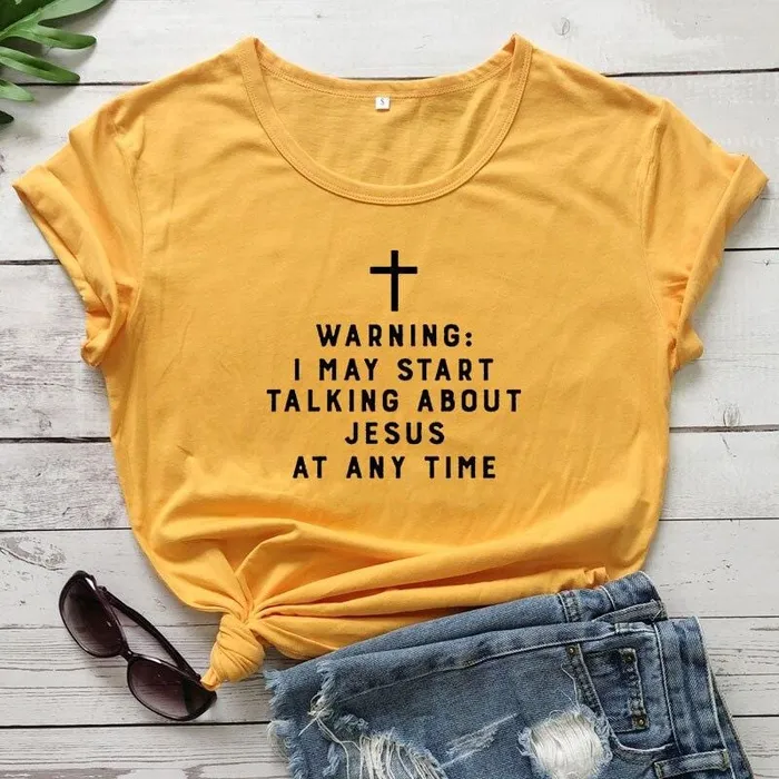Earrings Lords Guidance Christian TShirt br I May Start Talking About Jesus