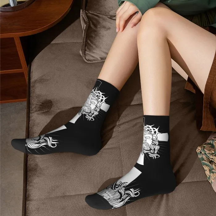 Earrings Lords Guidance Jesus Street Style Socks