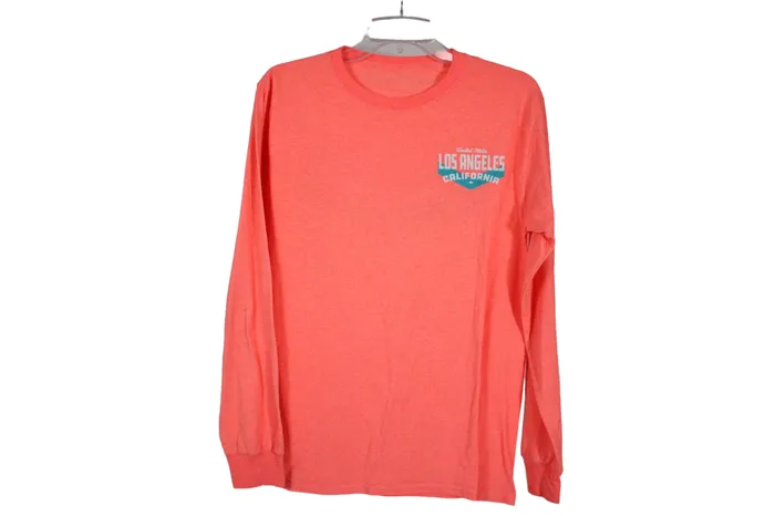 Earrings Los Angeles Neon Pink Long Sleeved Shirt S Jubilee Thrift