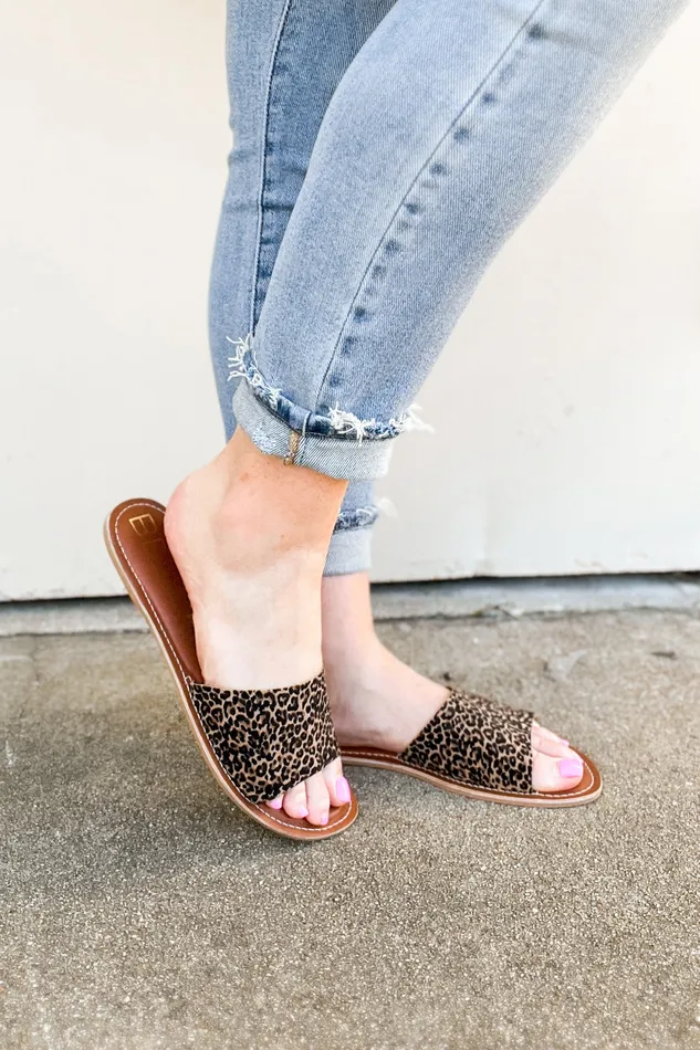Earrings Matisse RESTOCK Cabana Sandals Tan Mini Leopard