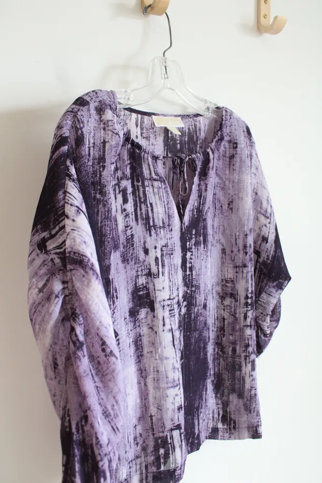 Earrings Michael Kors Purple Patterned Top S Michael Kors