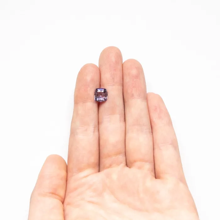 Earrings Misfit Gems Purple Brilliant Sapphire 217ct Cushion