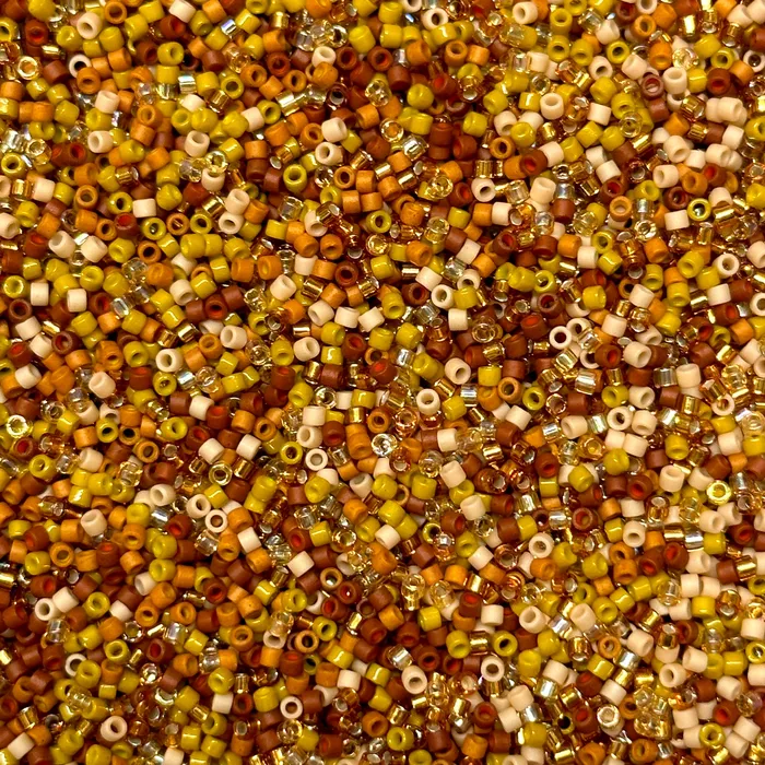 Earrings Miyuki Delica 110 Harvest Sunset Fusion Mix5 Gr Pack Peppy Beads