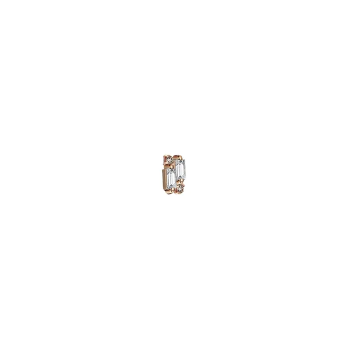 Earrings Mosaic Baguette Stud Earring Kismet by Milka