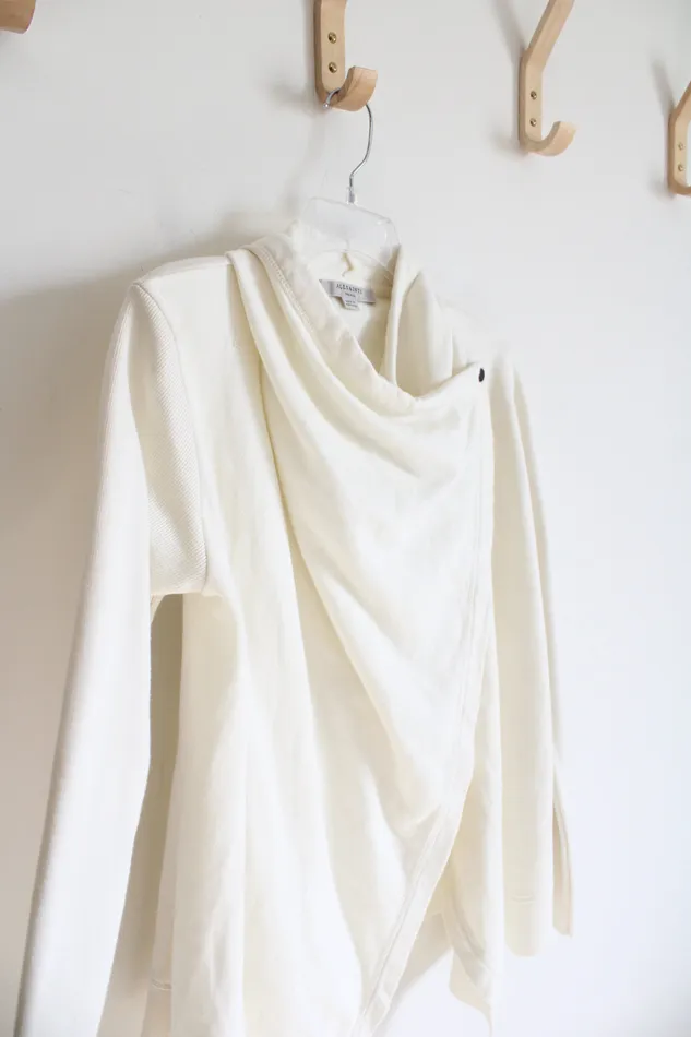 Earrings NEW All Saints Cream Ivy Drape Cardigan S All Saints