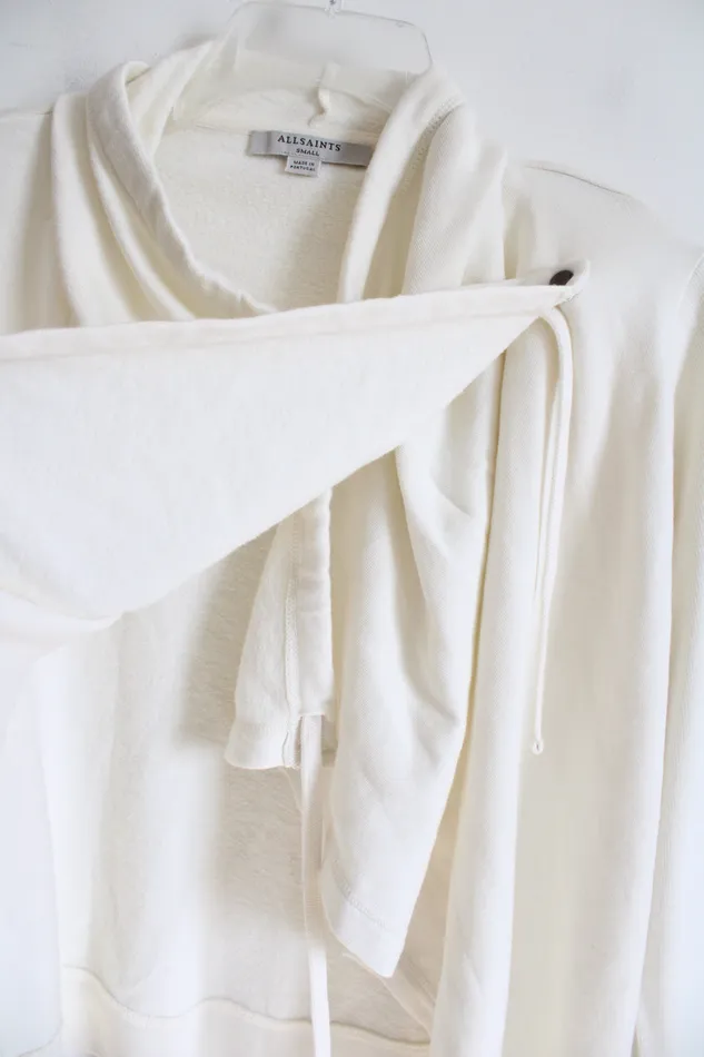 Earrings NEW All Saints Cream Ivy Drape Cardigan S All Saints