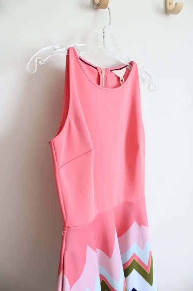 Earrings NEW Ted Baker Coral Mississippi Halter Skater Dress 2 Ted Baker