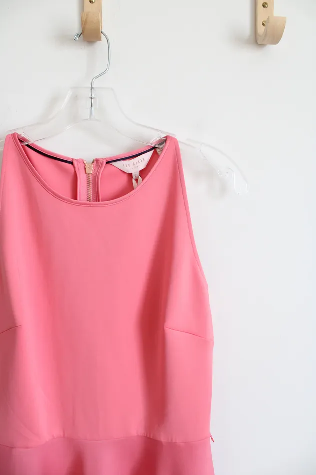 Earrings NEW Ted Baker Coral Mississippi Halter Skater Dress 2 Ted Baker