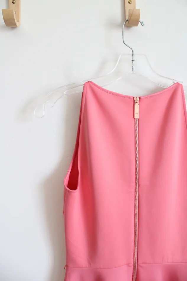 Earrings NEW Ted Baker Coral Mississippi Halter Skater Dress 2 Ted Baker