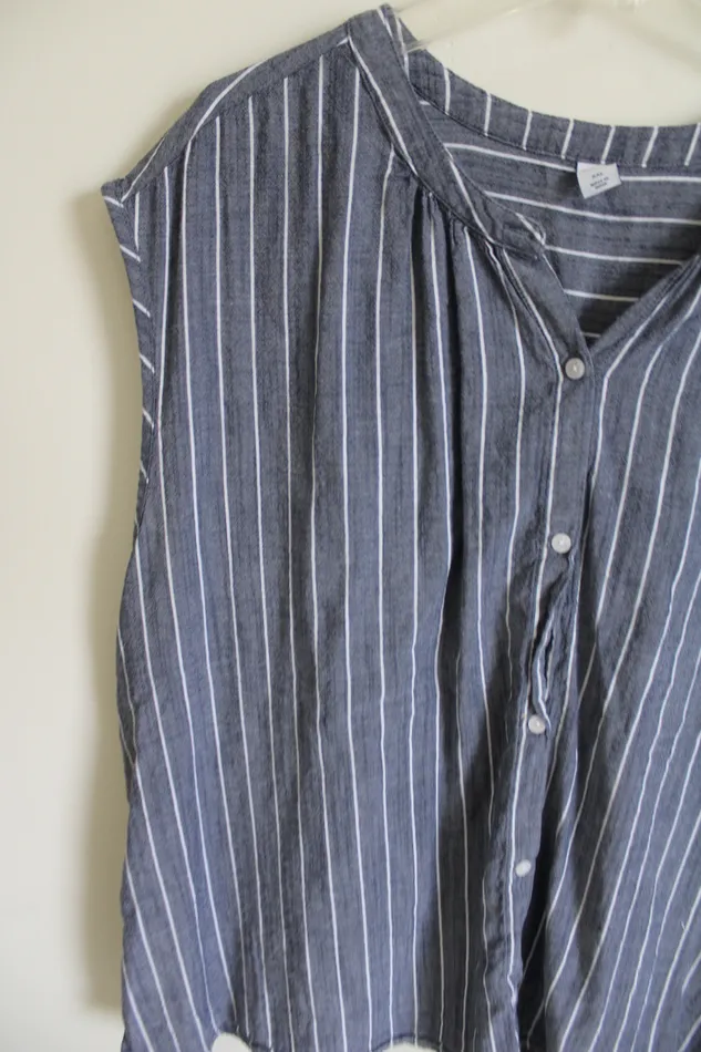 Earrings Old Navy Gray Striped Top XXL Old Navy