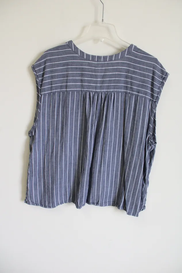 Earrings Old Navy Gray Striped Top XXL Old Navy