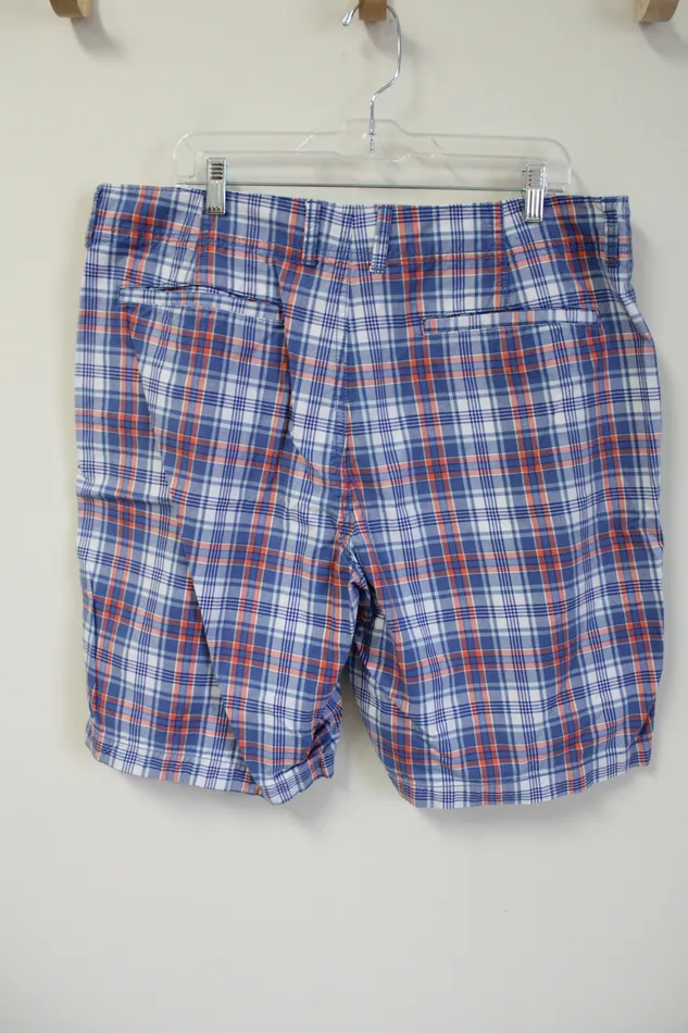 Earrings Old Navy Old Navy BrokenIn Blue Plaid Shorts 38