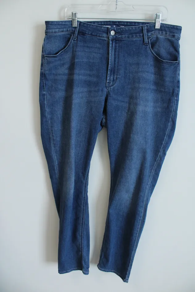 Earrings Old Navy Old Navy High Rise Wow Straight Jeans 16 Long