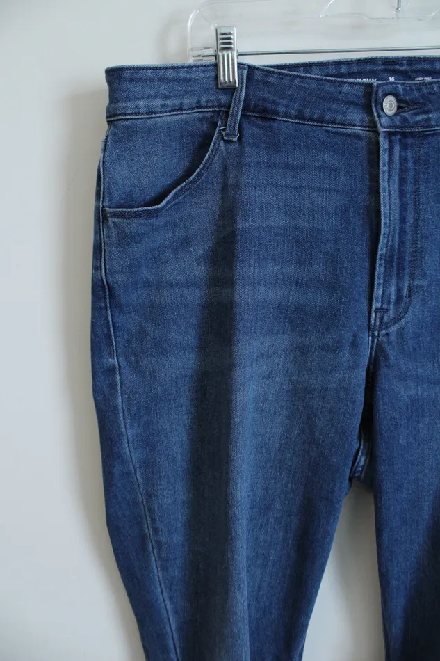 Earrings Old Navy Old Navy High Rise Wow Straight Jeans 16 Long