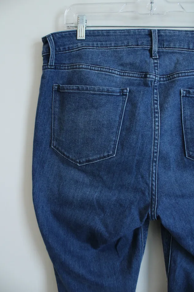 Earrings Old Navy Old Navy High Rise Wow Straight Jeans 16 Long