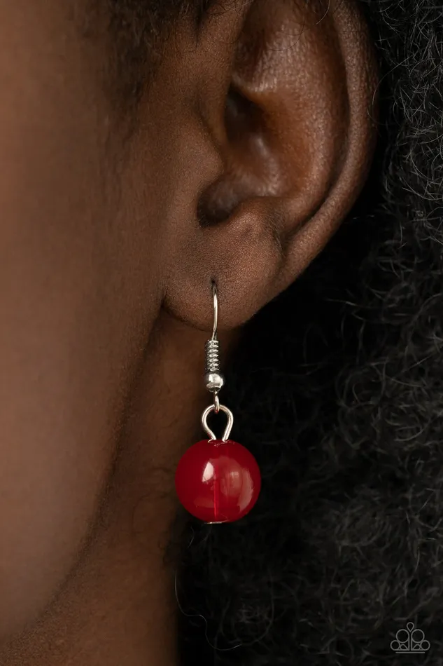 Earrings Paparazzi Accessories Craveable Color Red