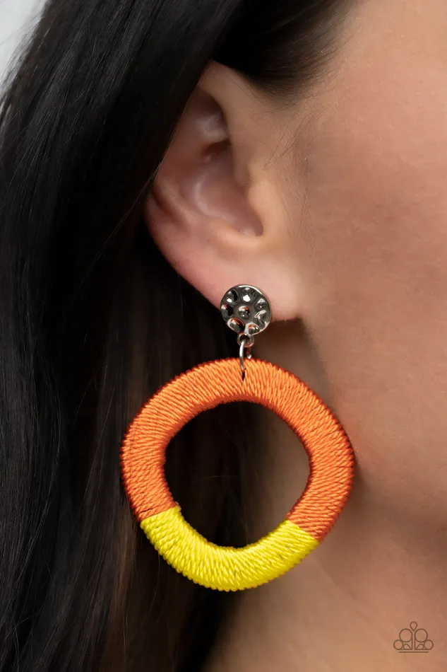 Earrings Paparazzi Accessories Thats a WRAPAROUND Multi