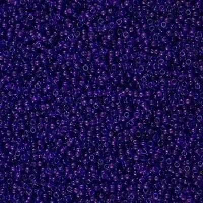 Earrings Peppy Beads Miyuki Seed Beads 150 1314 Dyed Transparent Red Violet 10 Gr