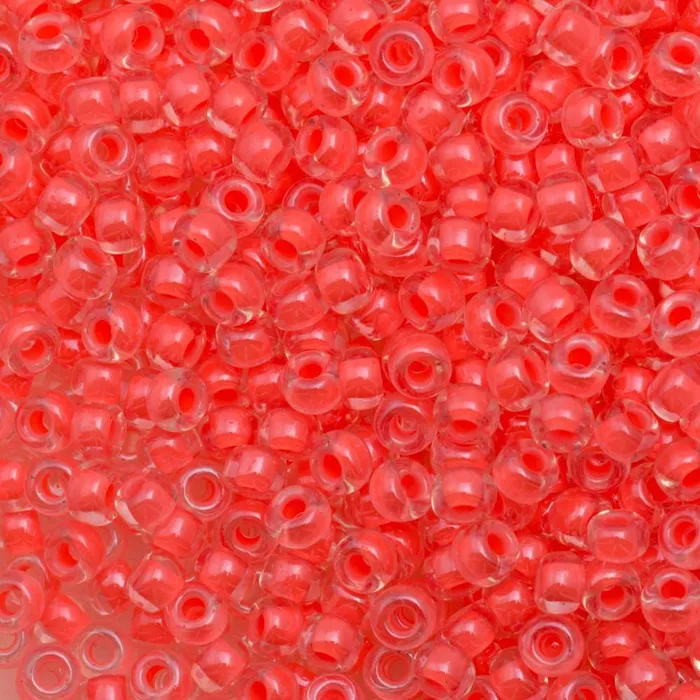 Earrings Peppy Beads Miyuki Seed Beads 60 Luminous Flamingo 1122