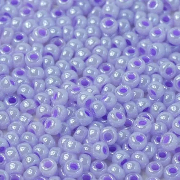 Earrings Peppy Beads Miyuki Seed Beads 80 Ceylon Lavender 0534