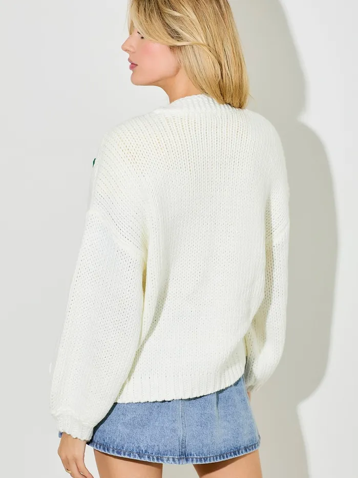 Earrings Polygram BaeVely Lemon Cardigan Sweater
