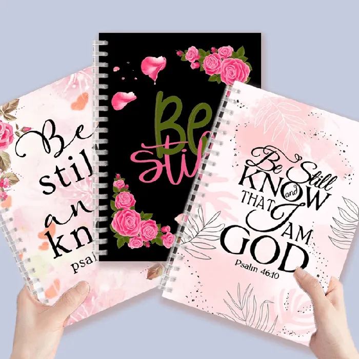 Earrings Psalm 4610 Bible Verse Christian A5 Notebook Lords Guidance