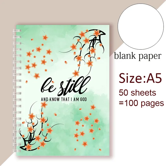 Earrings Psalm 4610 Bible Verse Christian A5 Notebook Lords Guidance