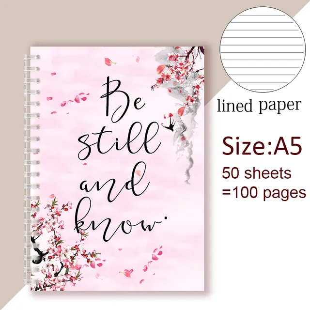 Earrings Psalm 4610 Bible Verse Christian A5 Notebook Lords Guidance