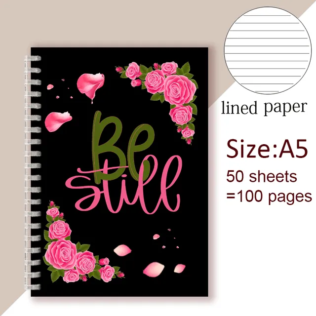 Earrings Psalm 4610 Bible Verse Christian A5 Notebook Lords Guidance