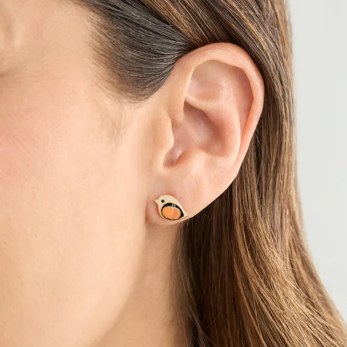 Earrings Pumpkin Birdie Studs Gift Set Chadds Ford Jewelry