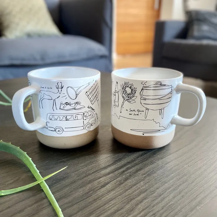 Earrings Riana Mostert South Africa Mug