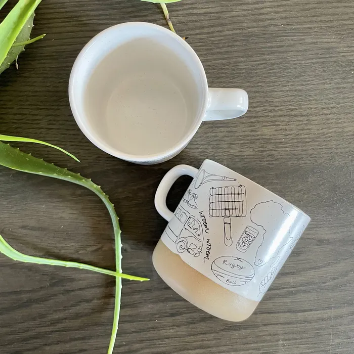 Earrings Riana Mostert South Africa Mug