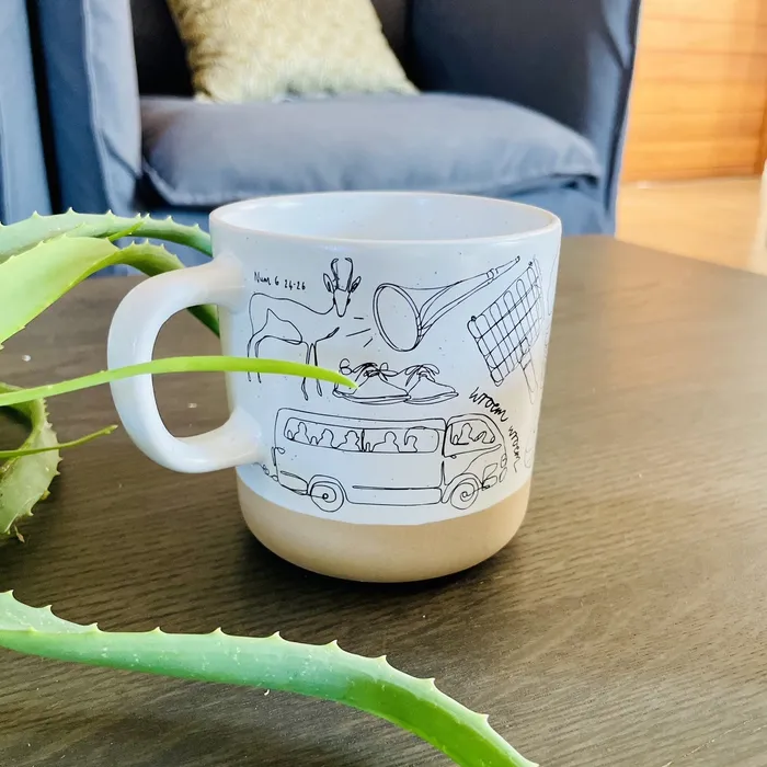 Earrings Riana Mostert South Africa Mug