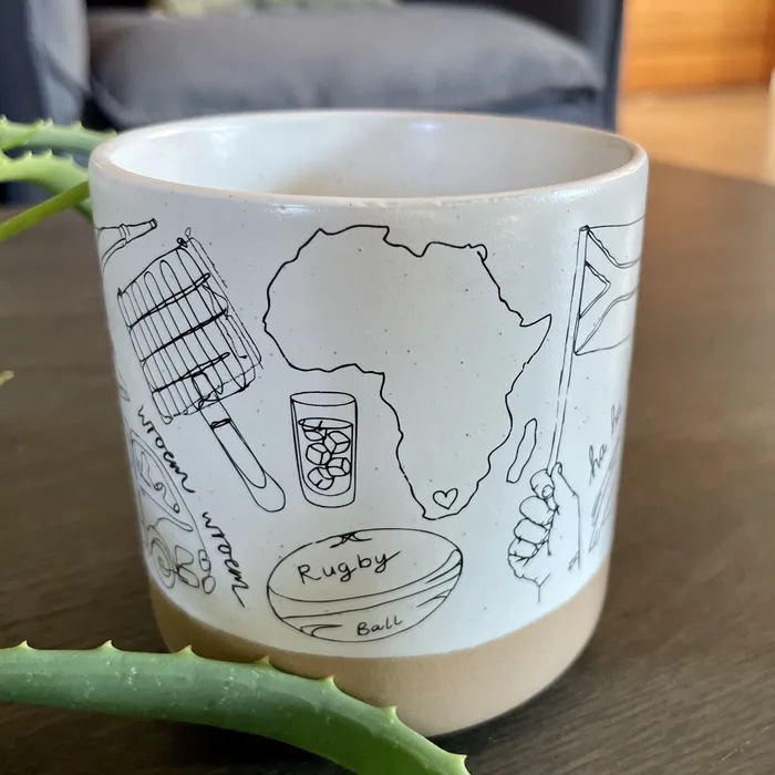 Earrings Riana Mostert South Africa Mug