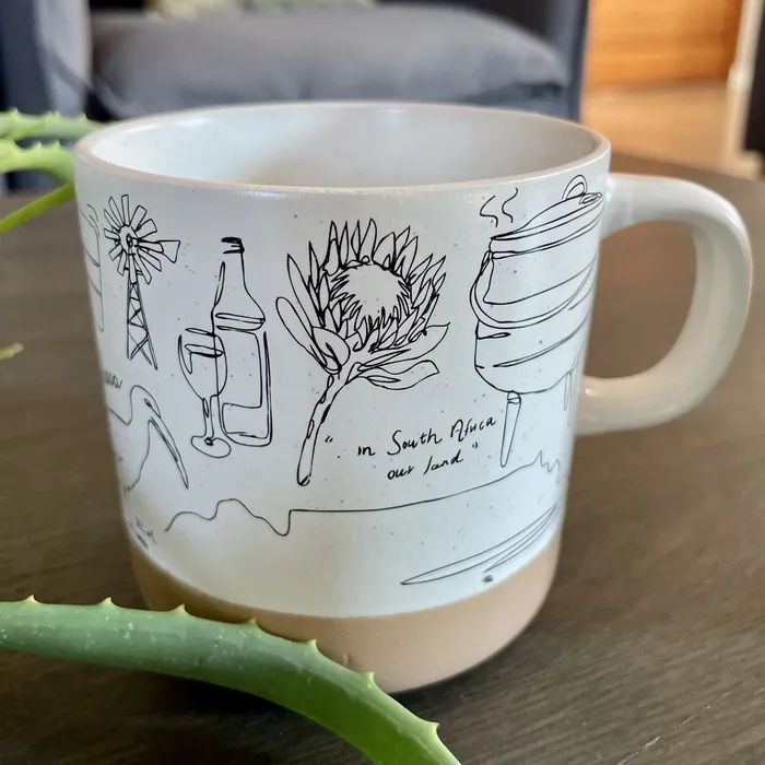 Earrings Riana Mostert South Africa Mug