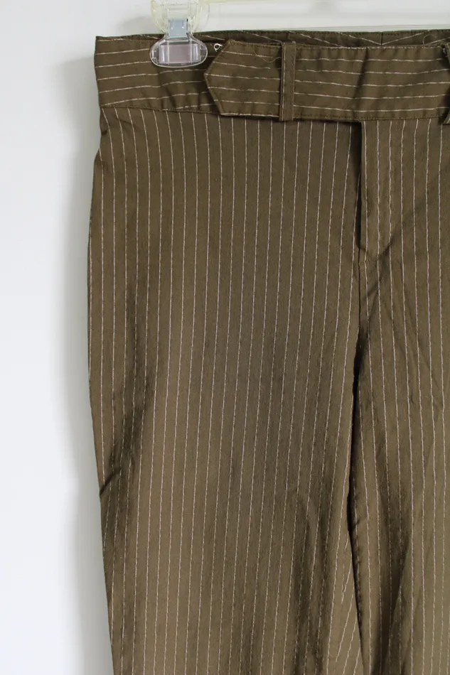 Earrings Rue 21 Rue21 Green Striped Trouser Pant 910