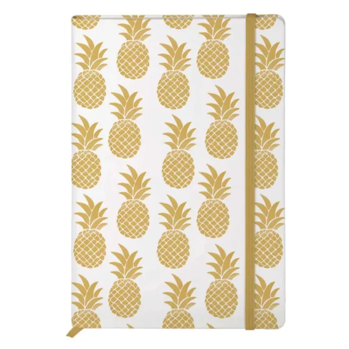 Earrings SOHADESIGNS SoHa Living Golden Pineapple Hardcover Journal