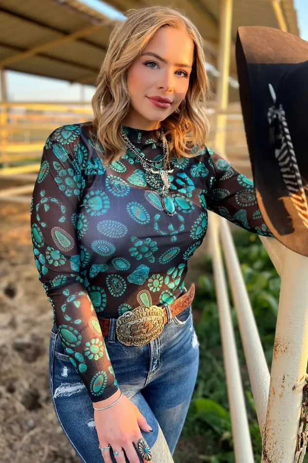 Earrings STERLING KREEK FOREVER IN TURQUOISE TOP