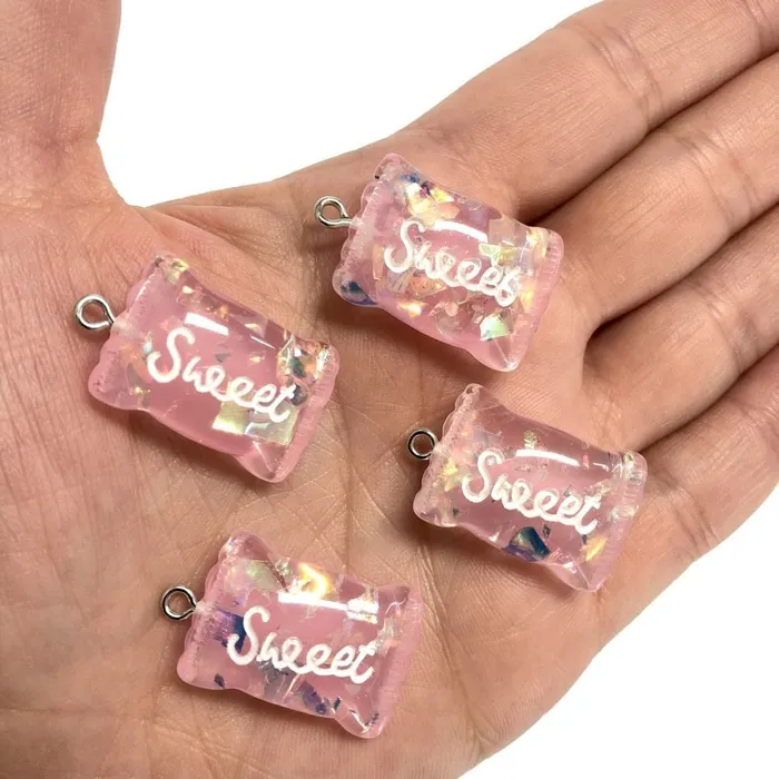 Earrings Sweet Candy Charms Acrylic Sweet Candy Charms 4 pcs in a pack Peppy Beads Earrings Sweet Candy Charms Acrylic Sweet Candy Charms 4 pcs in a pack Peppy Beads