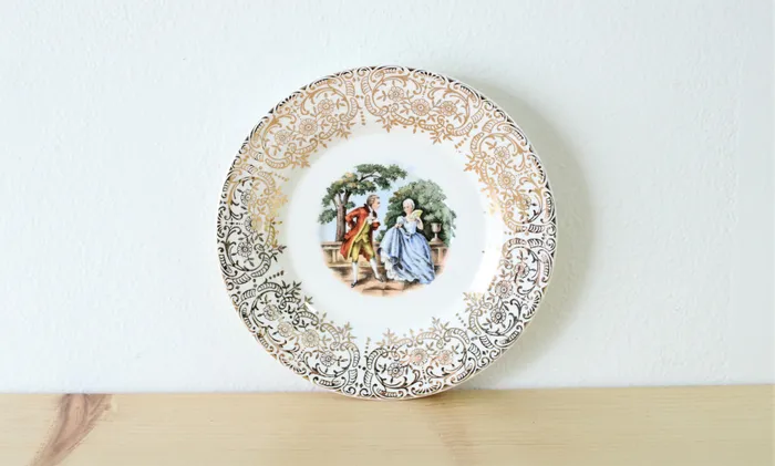 Earrings The Cronin China Co Vintage 6 Plate The Cronin China Co