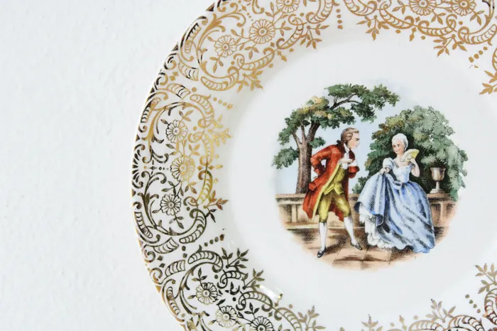 Earrings The Cronin China Co Vintage 6 Plate The Cronin China Co