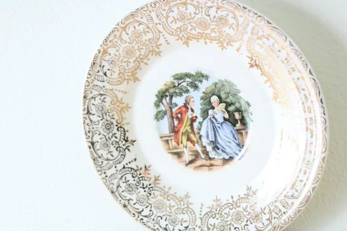 Earrings The Cronin China Co Vintage 6 Plate The Cronin China Co